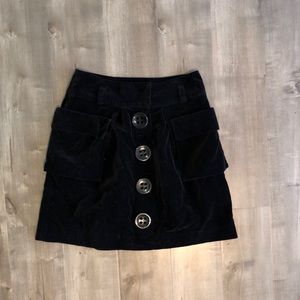 “Velvet” high waisted skirt